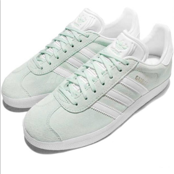 adidas gazelle mint green womens